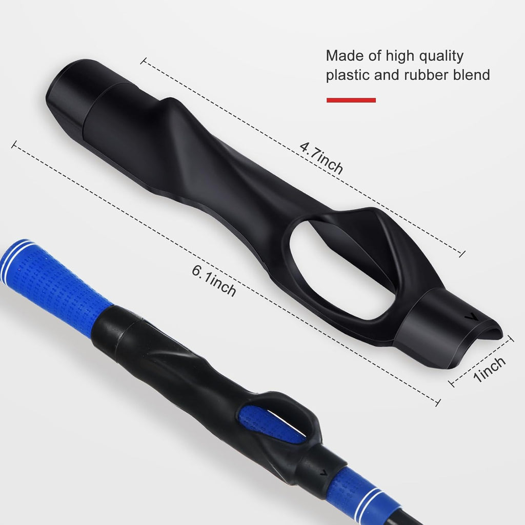 2 Pack Golf Grip Trainer Attachment for Improving Hand Positioning on Club Right Handed Golf Swing Trainer for Kids and Woman Beginner Learn Correct Grip Posture