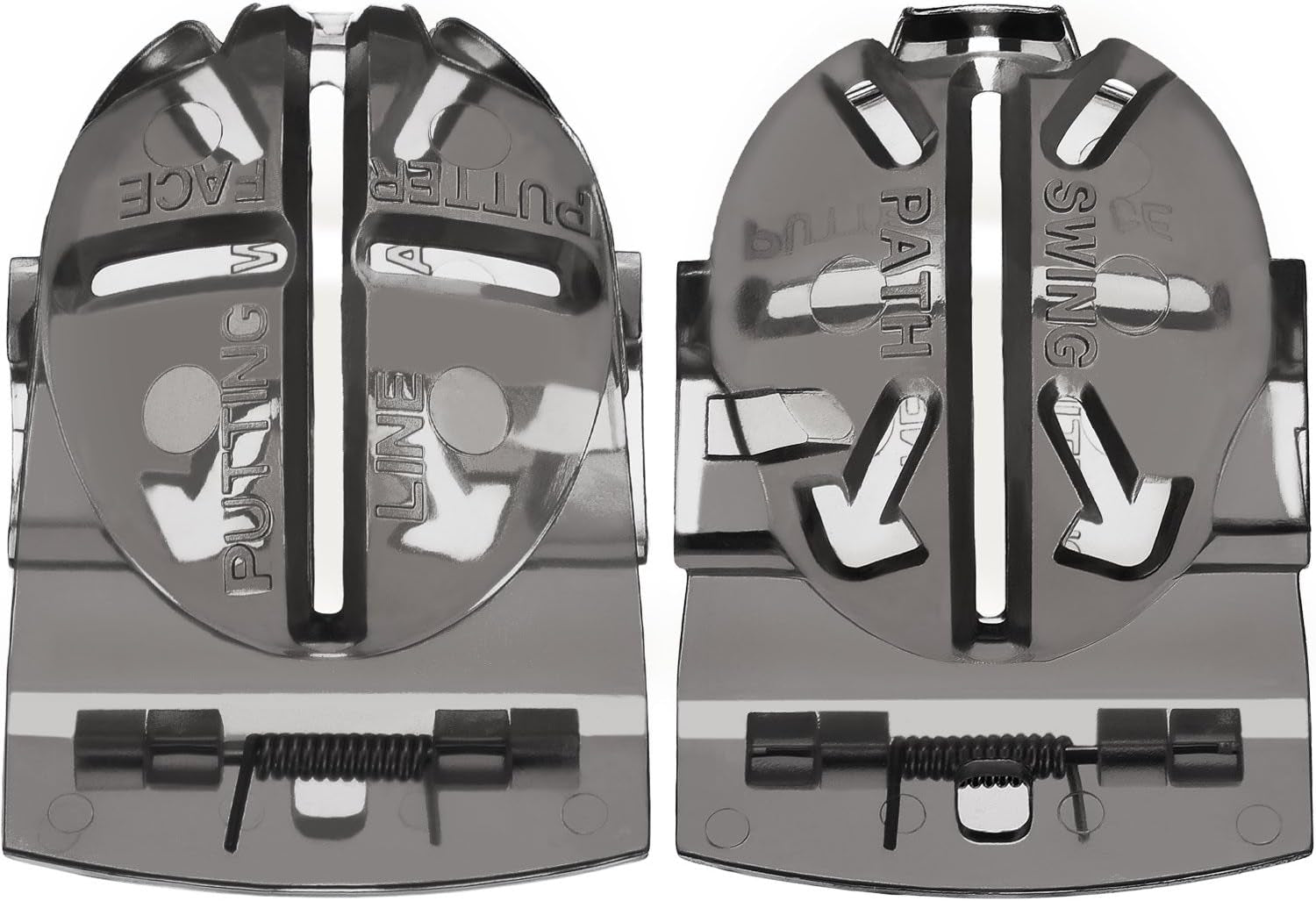 2 Pack Golf Ball Line Marker Tool Marking Putting Alignment Tool Impact Ball Liner Drawing Marker for Men and Women