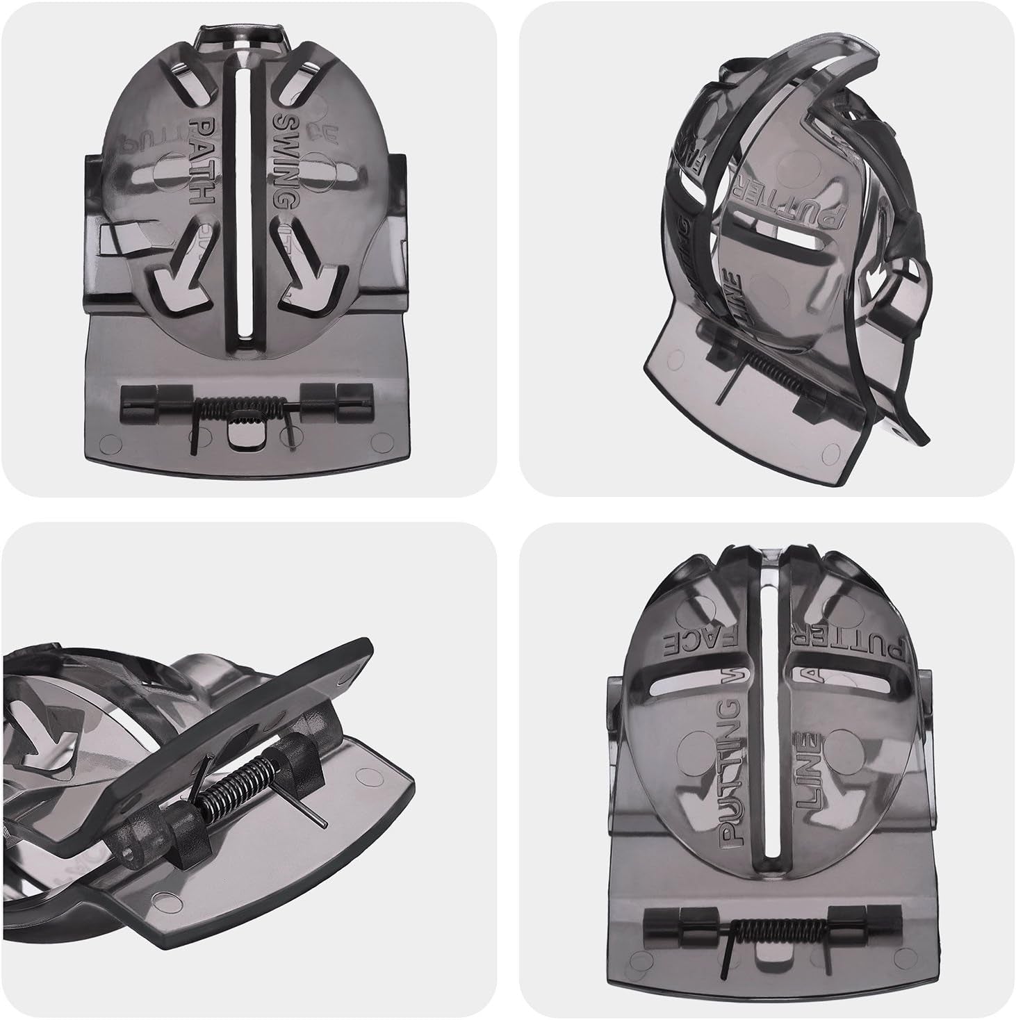 2 Pack Golf Ball Line Marker Tool Marking Putting Alignment Tool Impact Ball Liner Drawing Marker for Men and Women